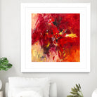 Lovely by Doris Savard on GIANT ART - red abstract