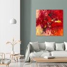 Lovely by Doris Savard on GIANT ART - red abstract