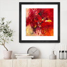 Lovely by Doris Savard on GIANT ART - red abstract