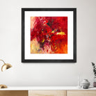 Lovely by Doris Savard on GIANT ART - red abstract
