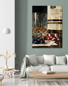 Scotch a l'apéro by Marc Brochier on GIANT ART - red still life glass