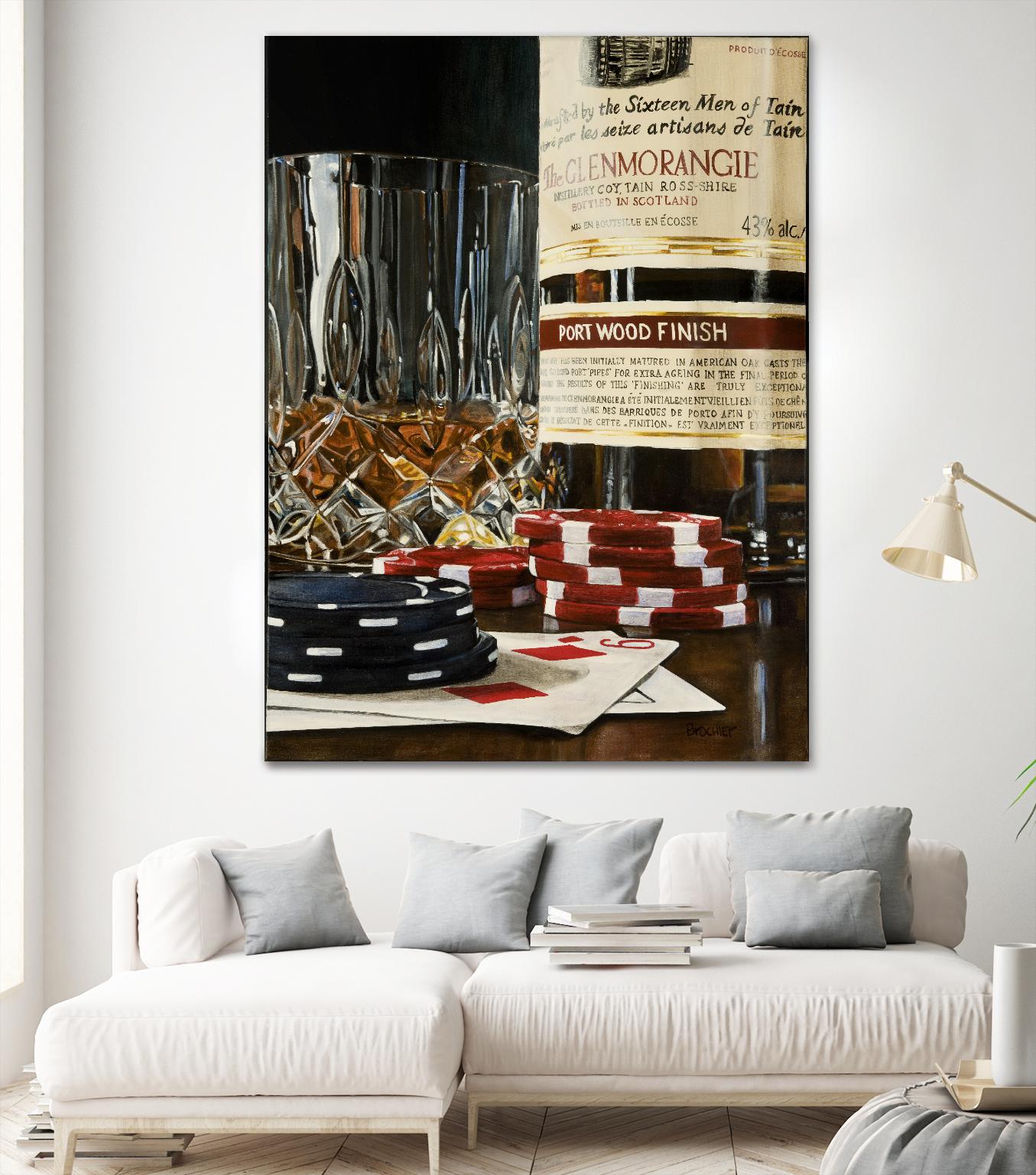 Scotch a l'apéro by Marc Brochier on GIANT ART - red still life artistes du québec
