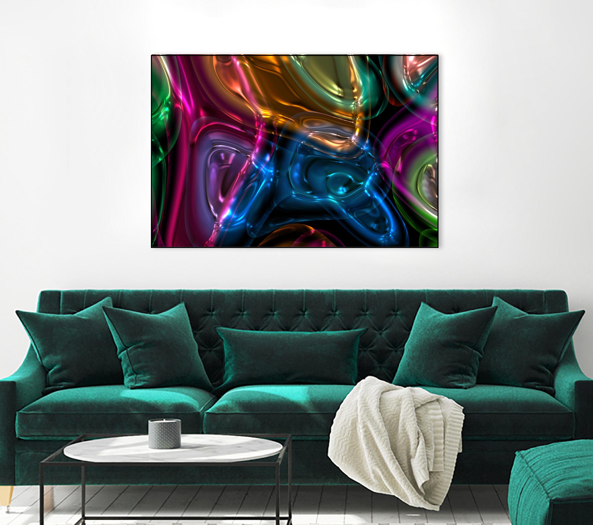 Candies 13 by Jean-François Dupuis on GIANT ART - orange abstract light