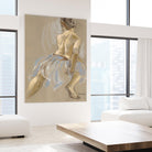 Would be Ballerina by Bram Rubinger on GIANT ART - beige figurative artistes du québec