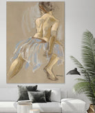 Would be Ballerina by Bram Rubinger on GIANT ART - beige figurative artistes du québec