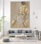 Would be Ballerina by Bram Rubinger on GIANT ART - beige figurative artistes du québec