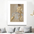 Would be Ballerina by Bram Rubinger on GIANT ART - beige figurative artistes du québec