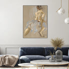 Would be Ballerina by Bram Rubinger on GIANT ART - beige figurative artistes du québec