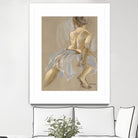 Would be Ballerina by Bram Rubinger on GIANT ART - beige figurative artistes du québec