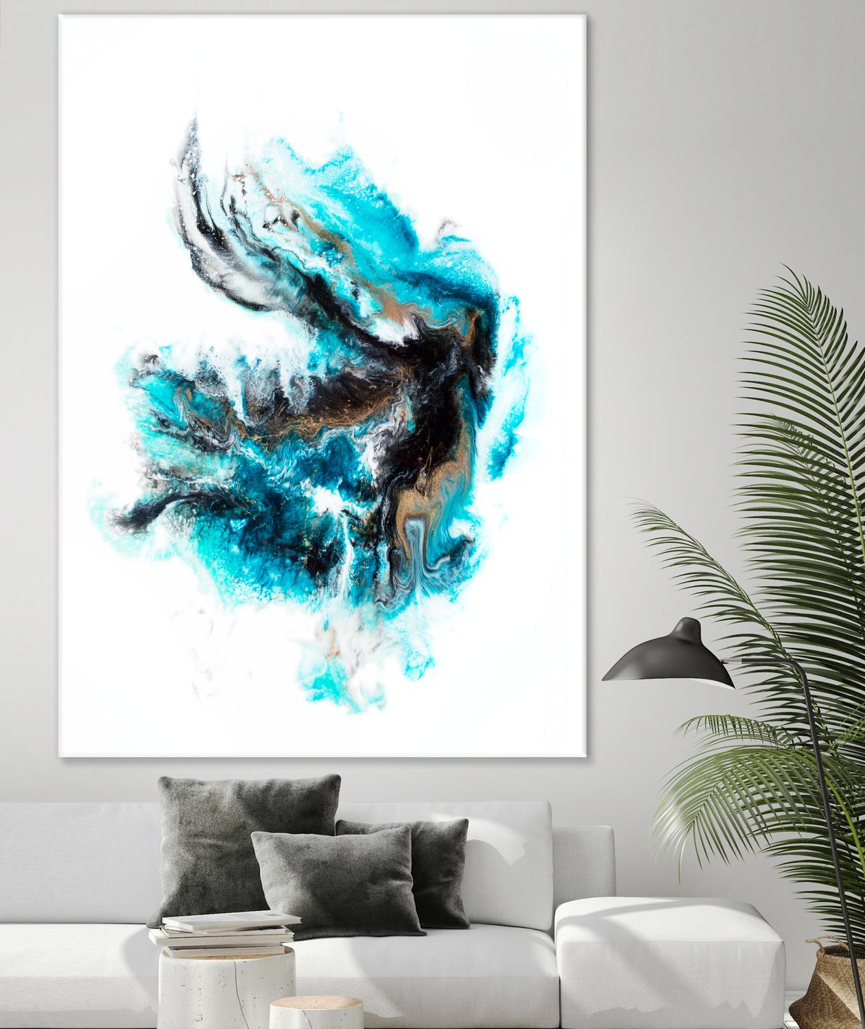 Acropora by Alyson Mccrink on GIANT ART - blue abstract