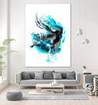 Acropora by Alyson Mccrink on GIANT ART - blue abstract
