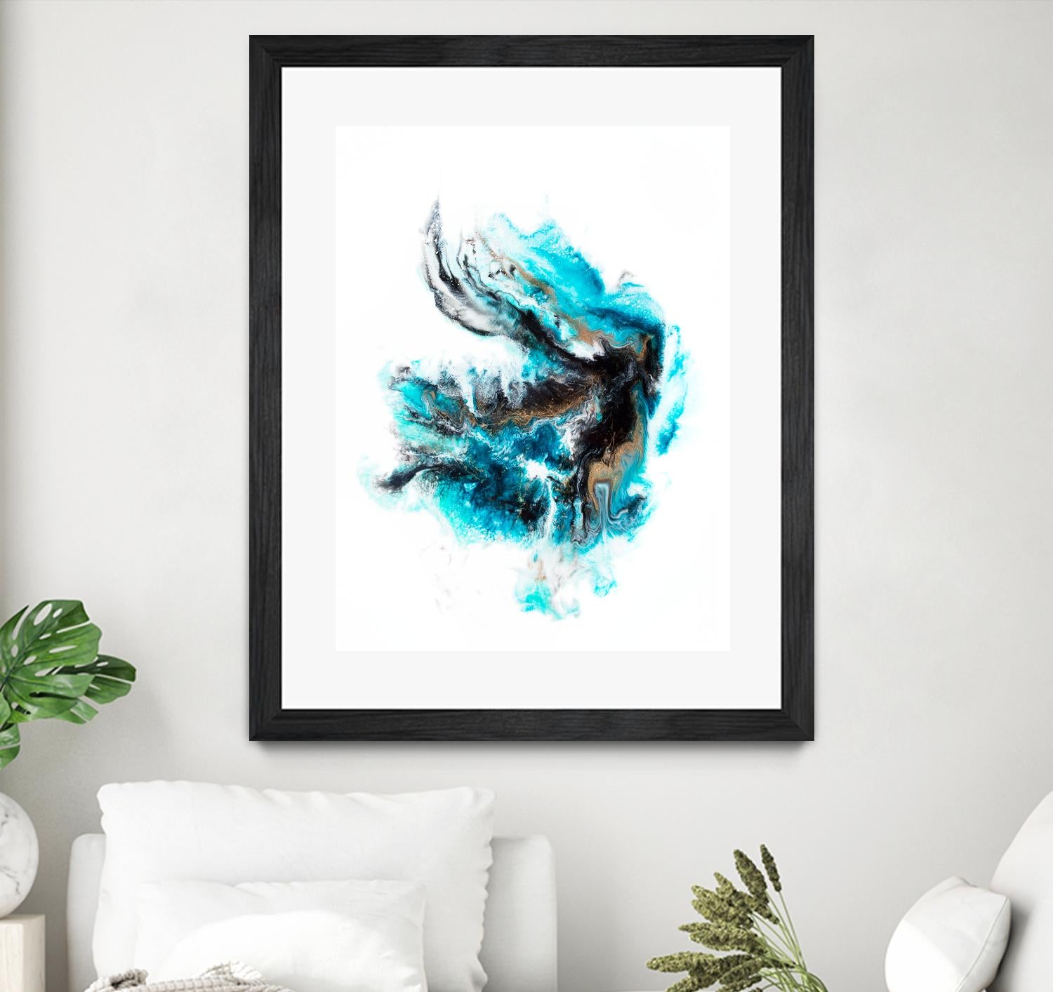 Acropora by Alyson Mccrink on GIANT ART - blue abstract