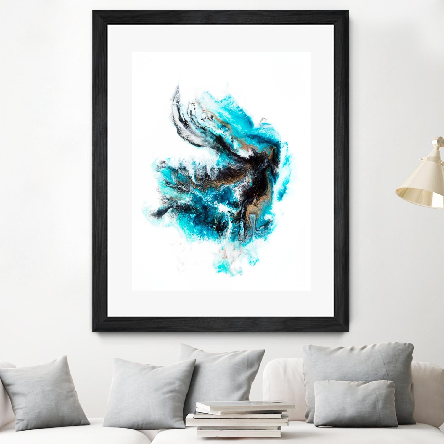 Acropora by Alyson Mccrink on GIANT ART - blue abstract