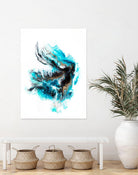 Acropora by Alyson Mccrink on GIANT ART - blue abstract
