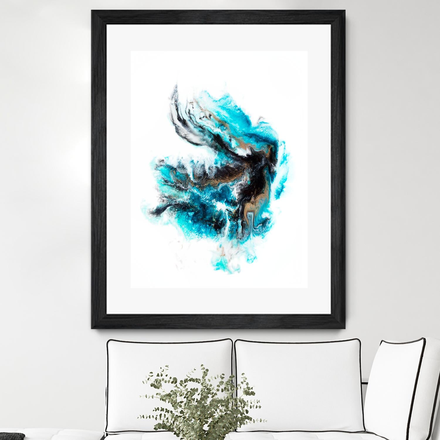 Acropora by Alyson Mccrink on GIANT ART - blue abstract