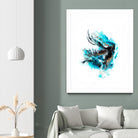 Acropora by Alyson Mccrink on GIANT ART - blue abstract