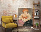 Hommage a la Goulue 2 by Bram Rubinger on GIANT ART - orange figurative drawing