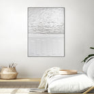 Black And White Storm by Alyson Mccrink on GIANT ART - white abstract ton sur ton