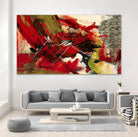 Profondeur by Doris Savard on GIANT ART - red abstract