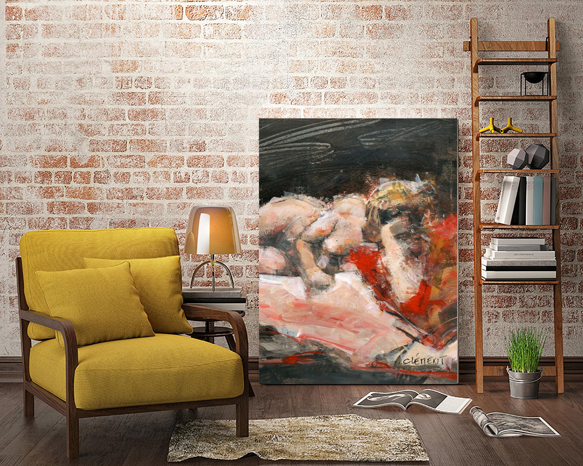 Biras by Jacques Clement on GIANT ART - red figurative artistes du québec