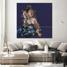 Istel by Jacques Clement on GIANT ART - pink figurative artistes du québec