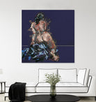 Istel by Jacques Clement on GIANT ART - pink figurative artistes du québec