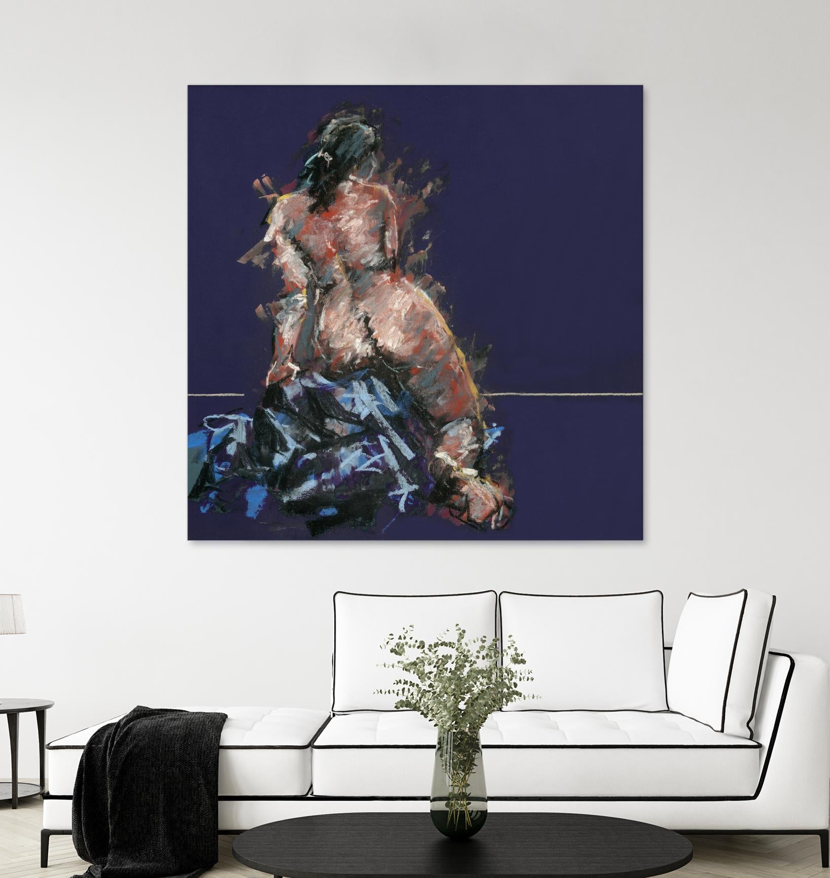 Istel by Jacques Clement on GIANT ART - pink figurative artistes du québec