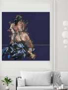 Istel by Jacques Clement on GIANT ART - pink figurative artistes du québec