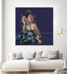 Istel by Jacques Clement on GIANT ART - pink figurative artistes du québec