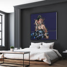 Istel by Jacques Clement on GIANT ART - pink figurative artistes du québec