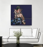 Istel by Jacques Clement on GIANT ART - pink figurative artistes du québec