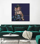 Istel by Jacques Clement on GIANT ART - pink figurative artistes du québec