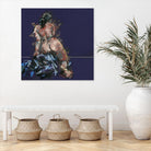 Istel by Jacques Clement on GIANT ART - pink figurative artistes du québec