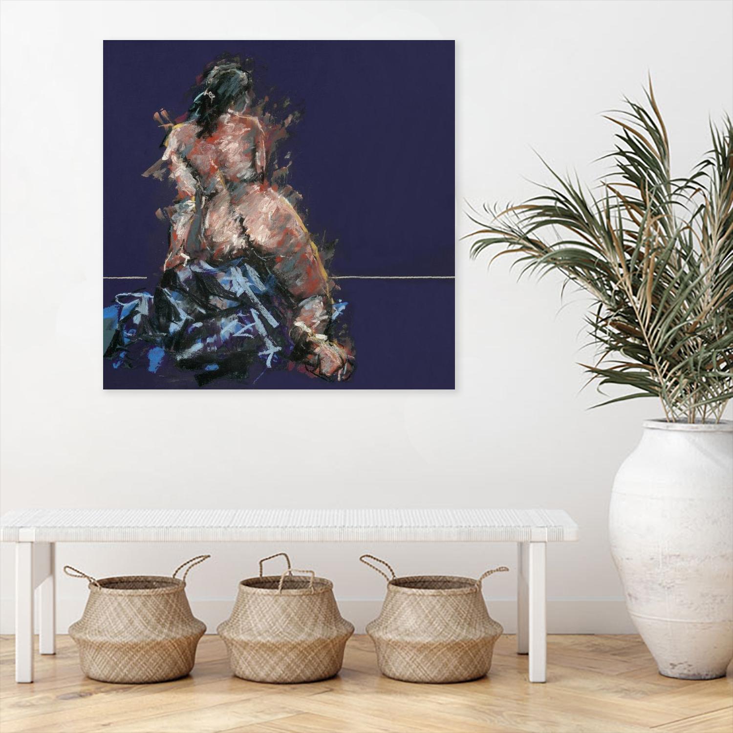 Istel by Jacques Clement on GIANT ART - pink figurative artistes du québec