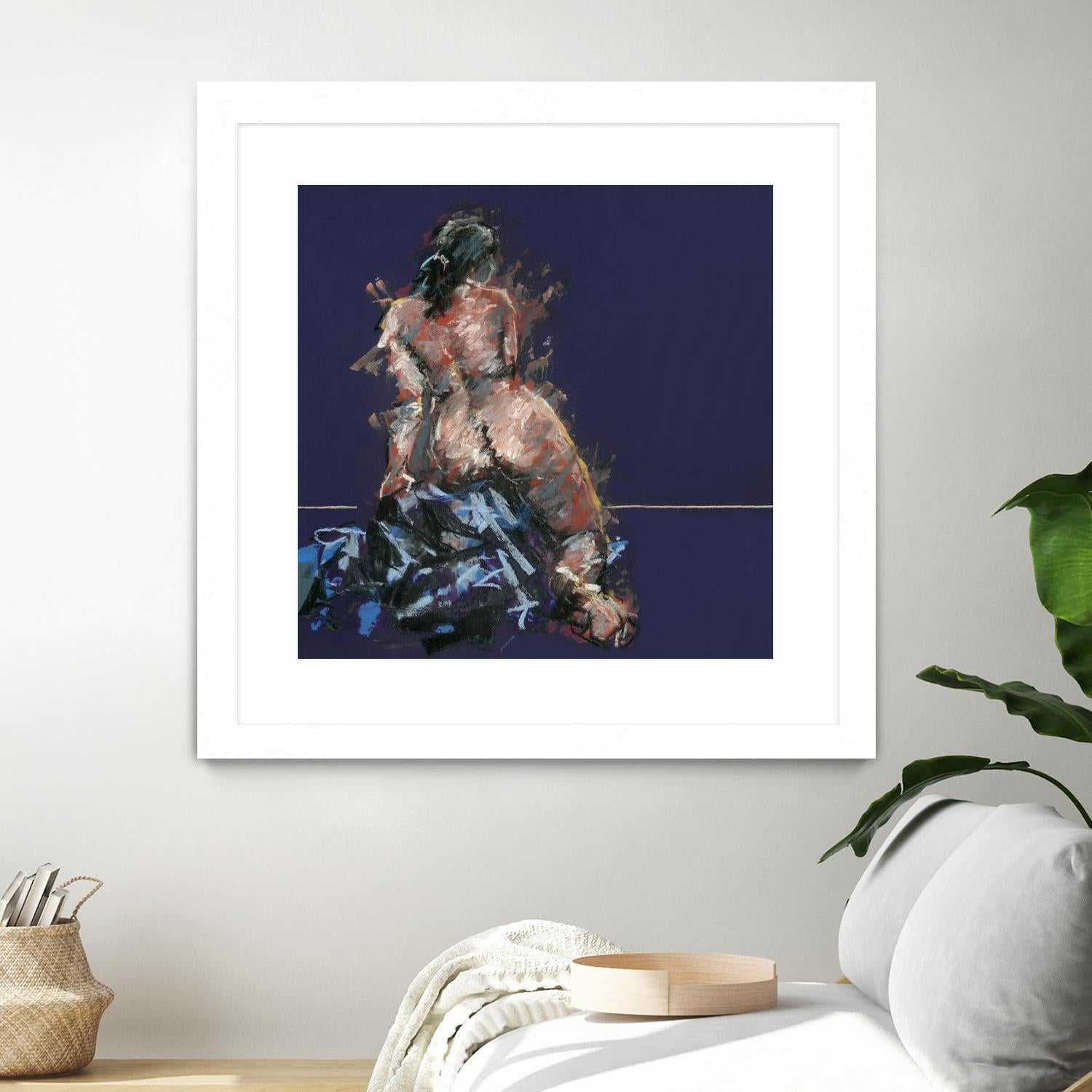 Istel by Jacques Clement on GIANT ART - pink figurative artistes du québec