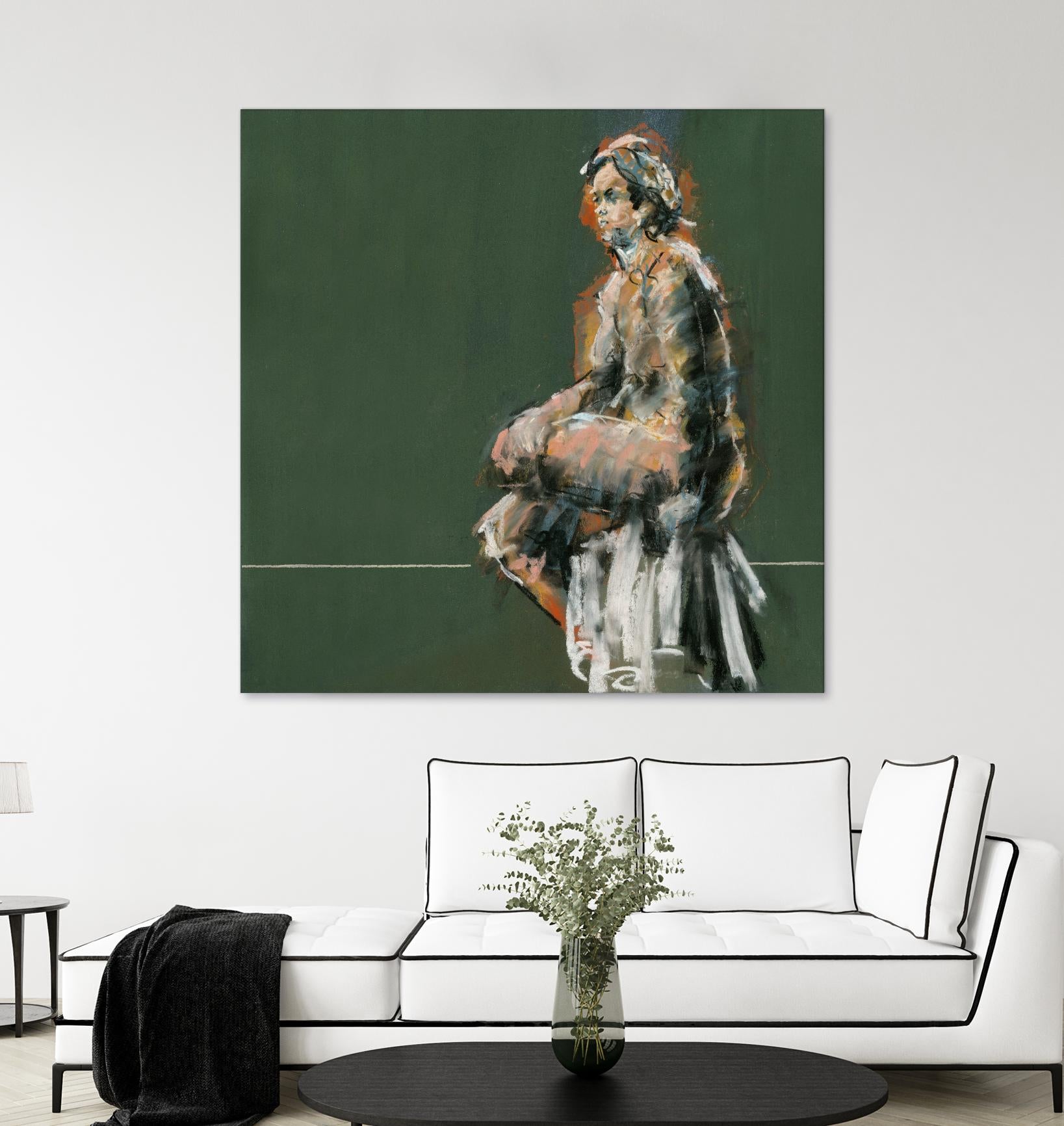 Lerma by Jacques Clement on GIANT ART - green figurative artistes du québec
