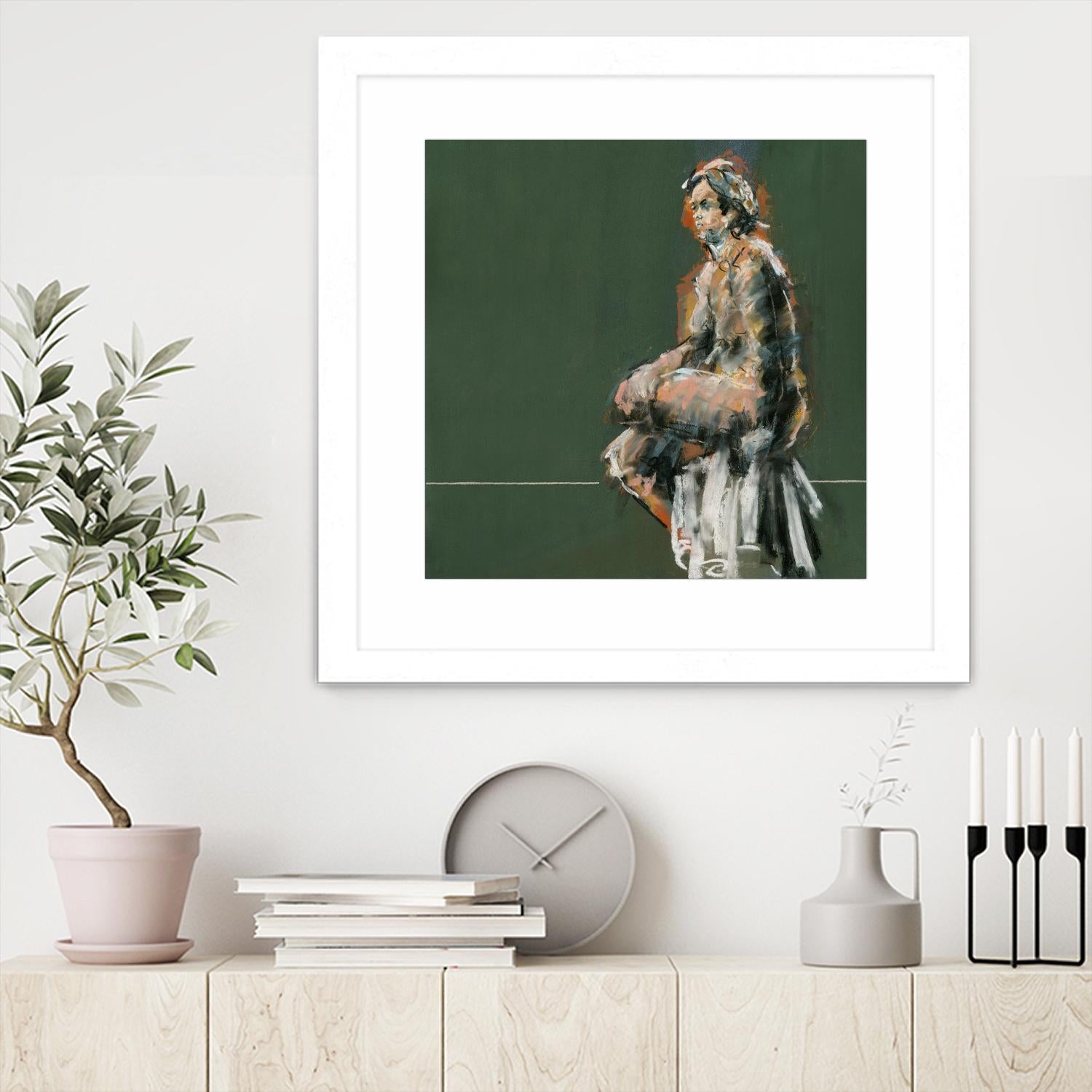 Lerma by Jacques Clement on GIANT ART - green figurative artistes du québec
