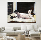Gidas by Jacques Clement on GIANT ART - pink artistes du québec bed