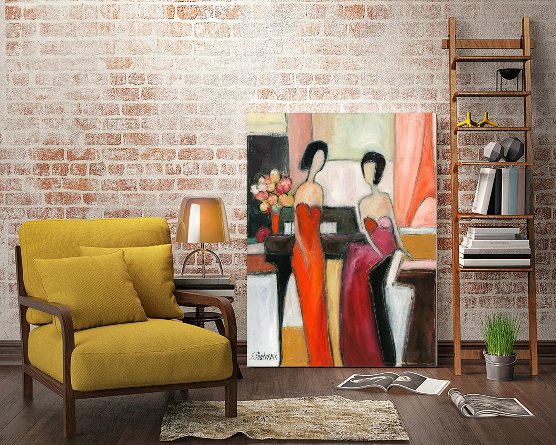 Musician and artist by Julia Shaternik on GIANT ART - red piano