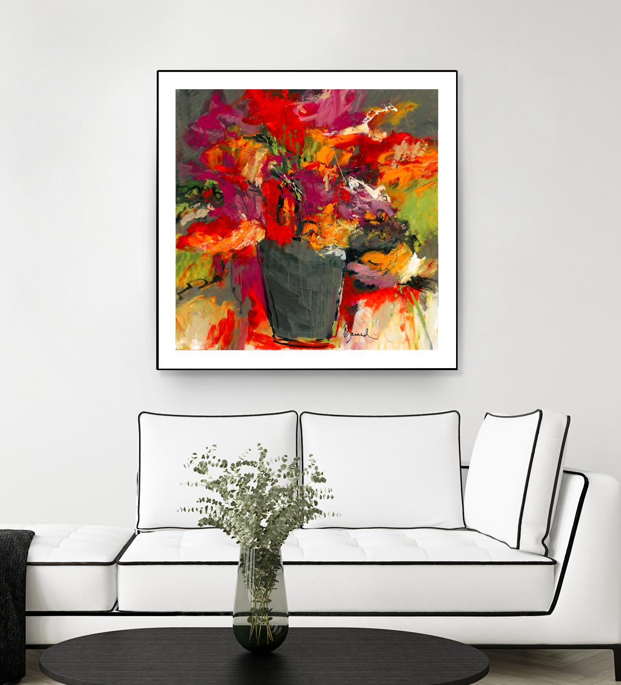 Colors of Wind by Doris Savard on GIANT ART - orange flowers canadian painters