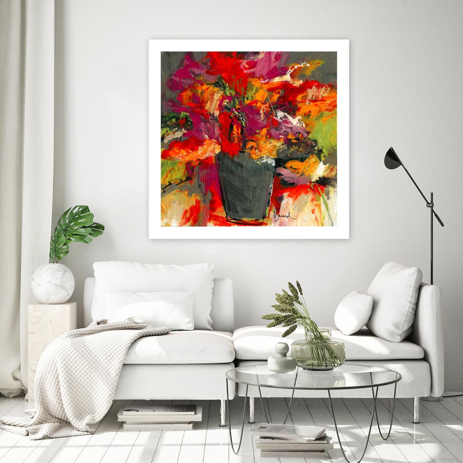 Colors of Wind by Doris Savard on GIANT ART - orange flowers canadian painters