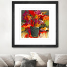 Colors of Wind by Doris Savard on GIANT ART - orange flowers canadian painters