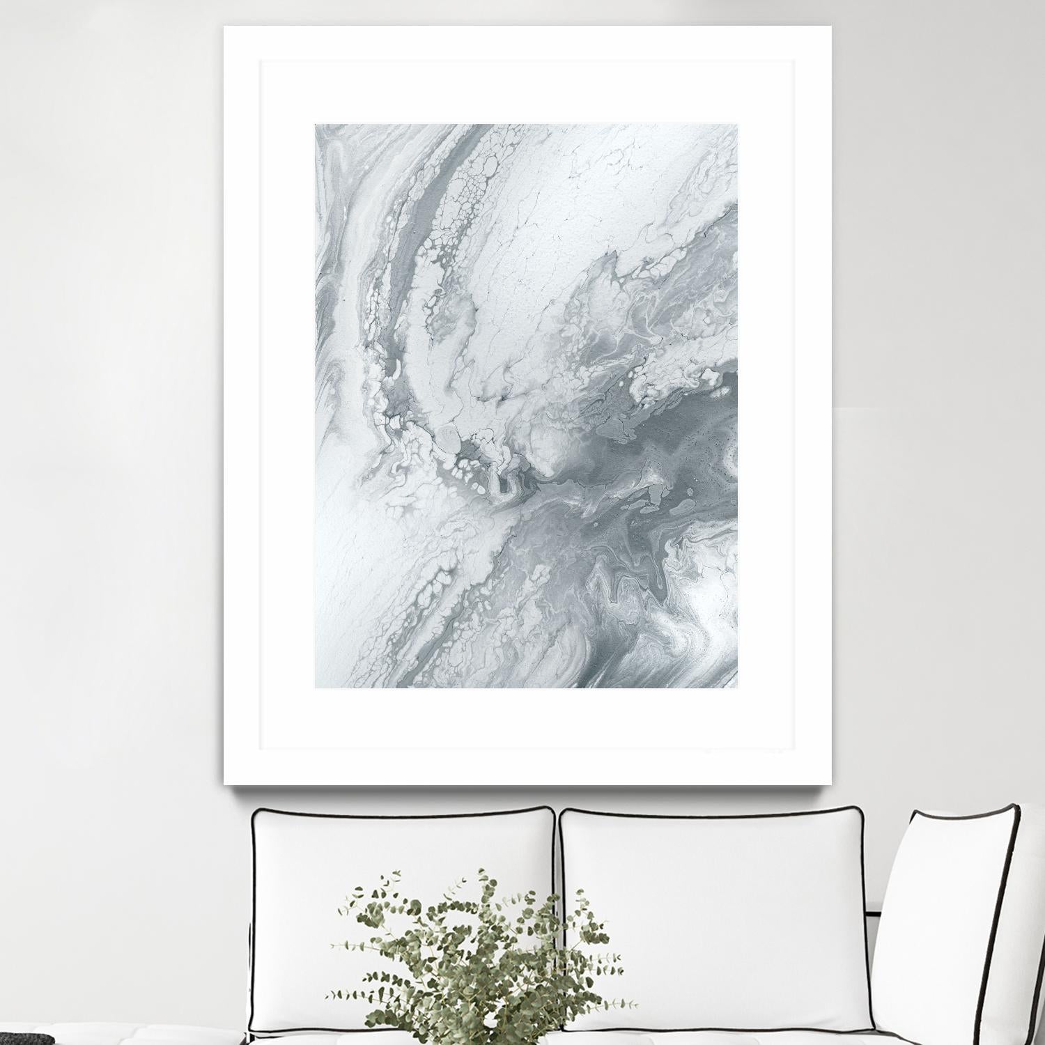 Magnetic by Alyson Mccrink on GIANT ART - grey black & white ton sur ton