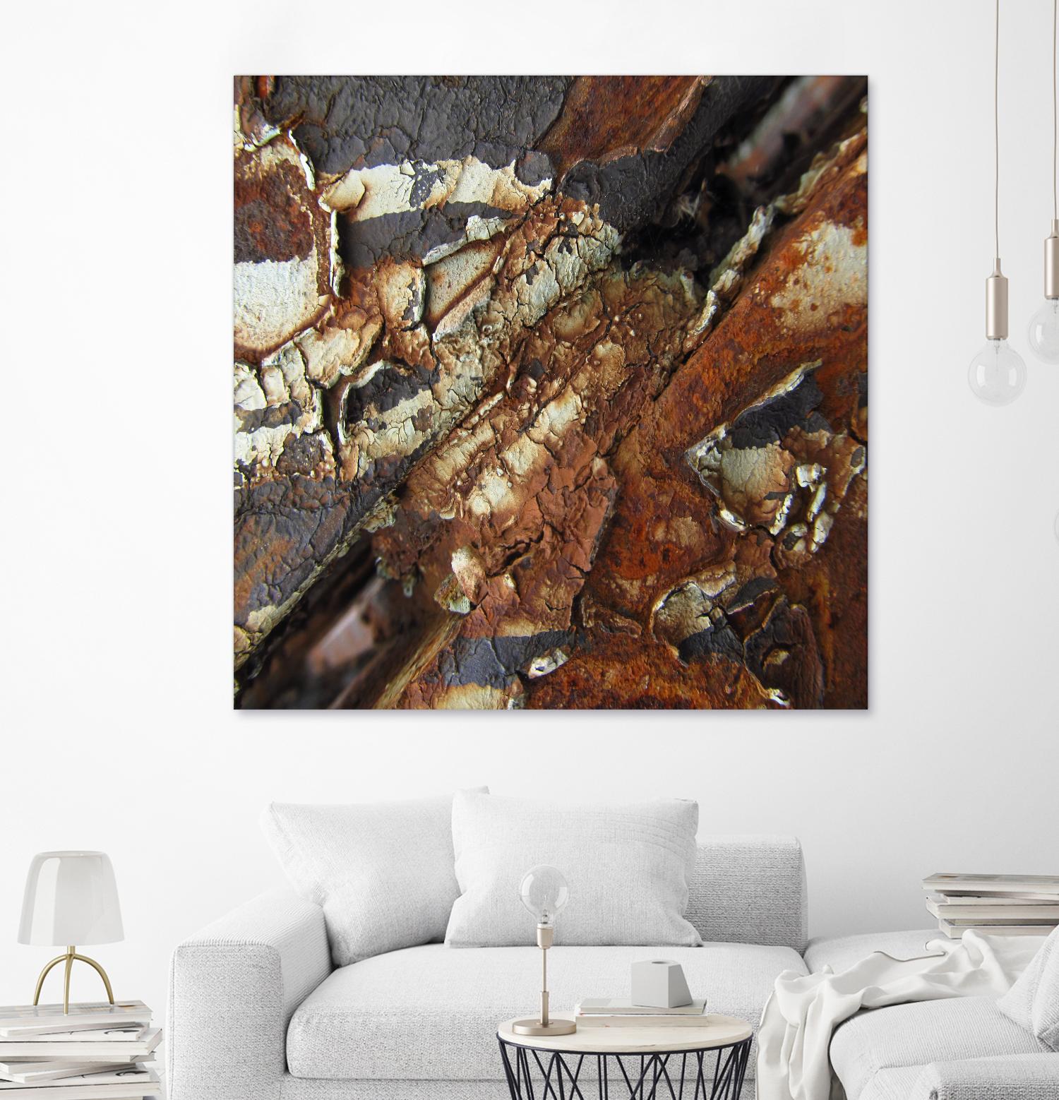 Rusty Panel by Jean-François Dupuis on GIANT ART - orange abstract rust