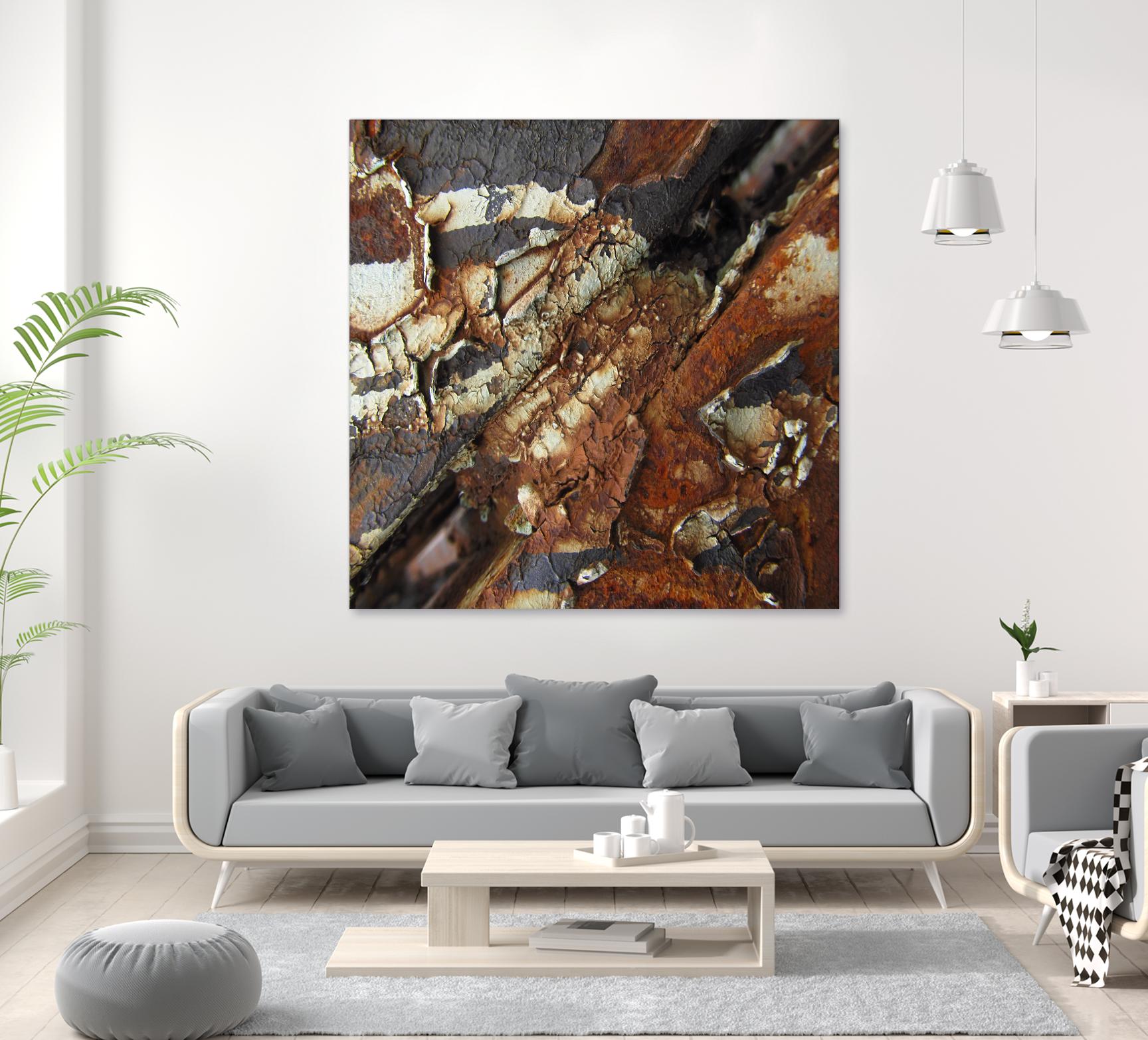 Rusty Panel by Jean-François Dupuis on GIANT ART - orange abstract rust