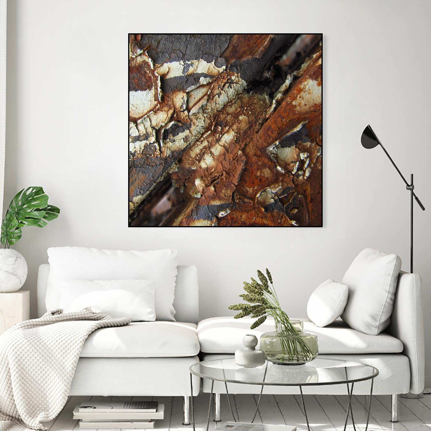 Rusty Panel by Jean-François Dupuis on GIANT ART - orange abstract rust
