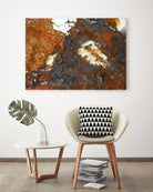 Rusty Panel Rouille II by Jean-François Dupuis on GIANT ART - orange abstract artiste québécois