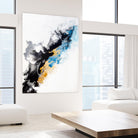 Wish Come True by Alyson Mccrink on GIANT ART - blue abstract linéaire
