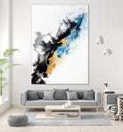 Wish Come True by Alyson Mccrink on GIANT ART - blue abstract linéaire