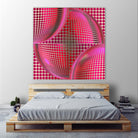 Motown I by Jefd on GIANT ART - pink digital round